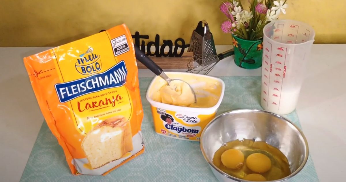 Bolo de Laranja Fofíssimo com Massa Pronta Fleischmann