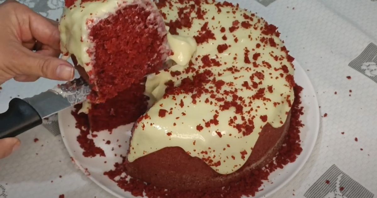 Receita de Bolo Red Velvet Fácil