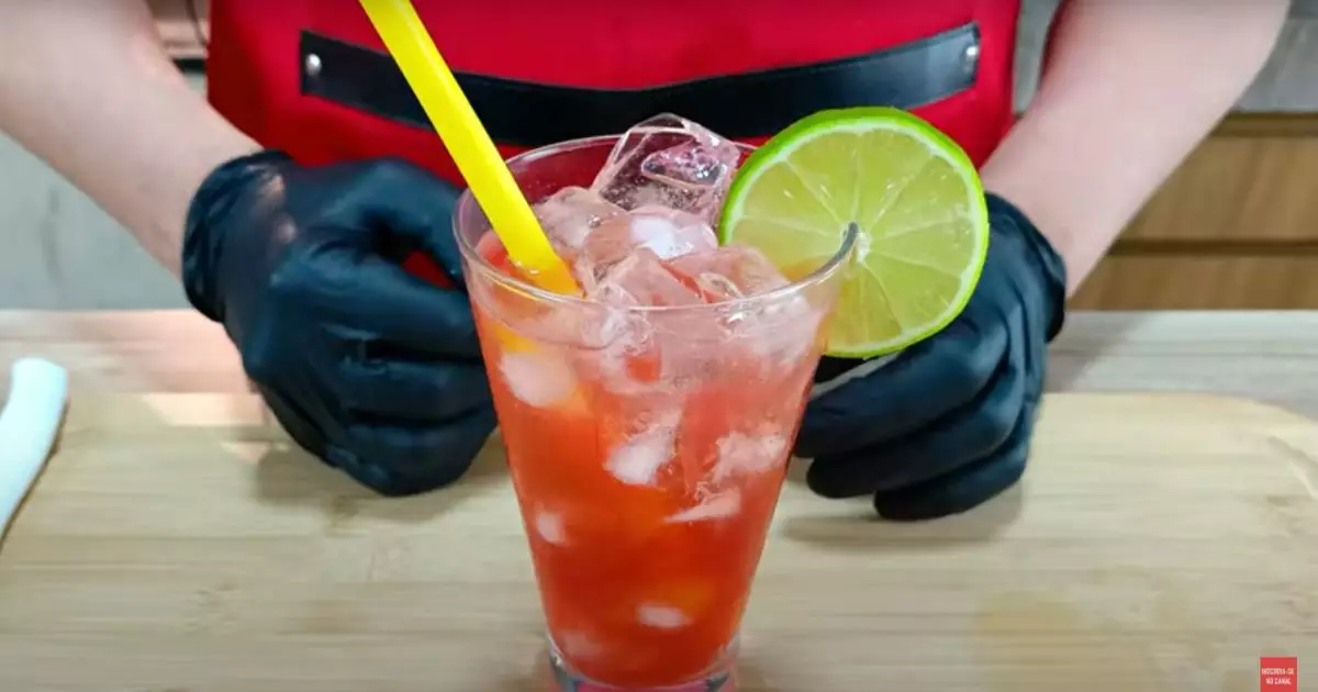 Receita de Drink de Campari com Limão e Sprite