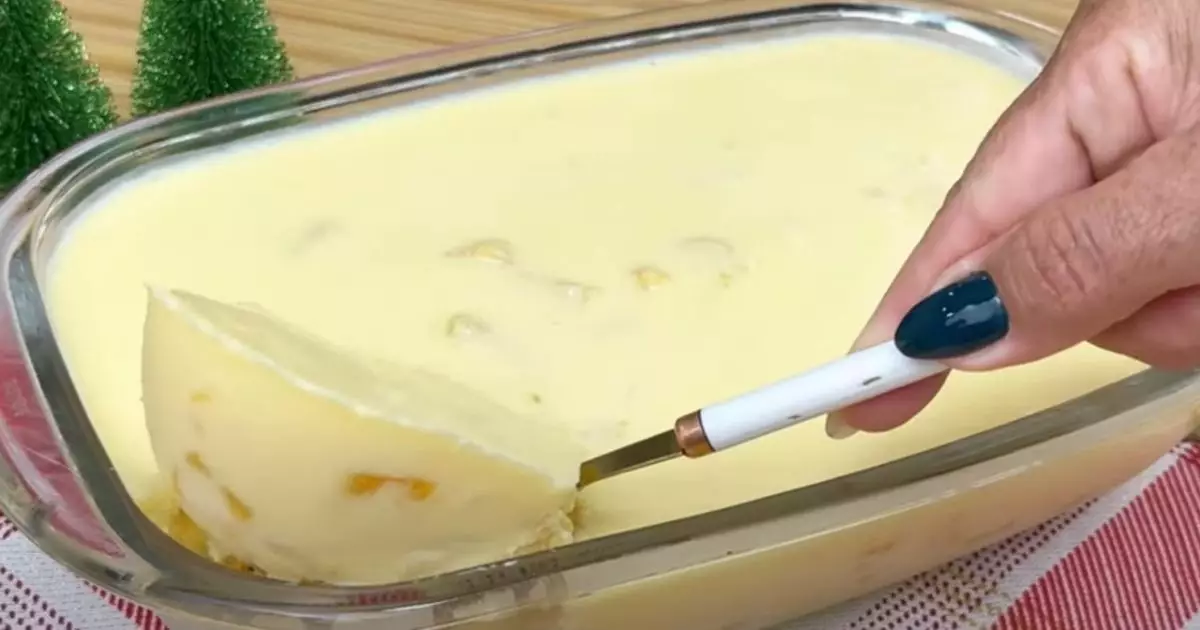 Receita do Gelado de Abacaxi