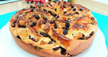 Rosca Natalina Fácil e Saborosa