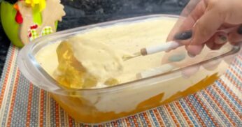 Sobremesa Geladinha de Maracujá com Mousse