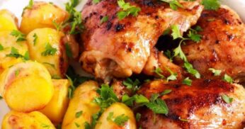 Surpreenda na Ceia com este Frango com Batatas Assadas!
