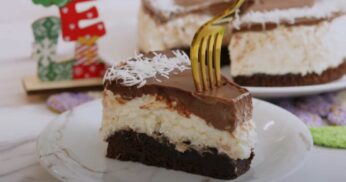 Torta Prestígio sem Leite Condensado perfeita para graças especiais como o Natal