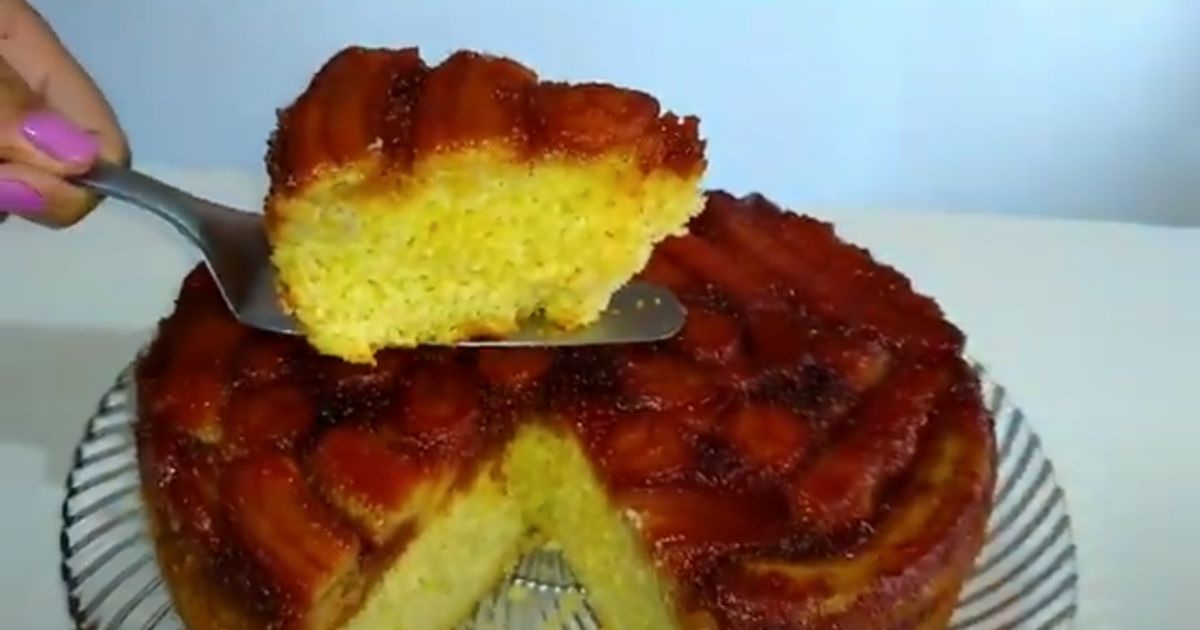 Torta de Banana Caramelizada