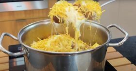 Arroz Recheado de Panela