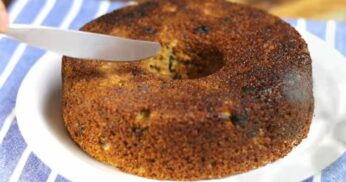 Bolo de Frutas Sem Açúcar, Sem Trigo e Sem Lactose