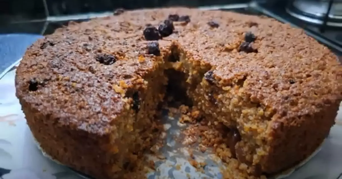 Bolo de Maçã com Cenoura Sem Lactose e Sem Glúten