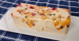 Sobremesa Gelada de Frutas Sem Açúcar