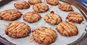 Biscoitos de Maçã e Aveia Saudáveis Sem Açúcar Trigo e Leite