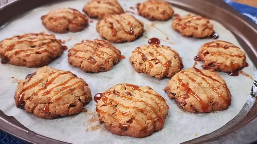 Biscoitos de Maçã e Aveia Saudáveis Sem Açúcar Trigo e Leite