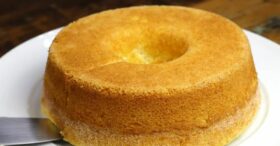 Bolo de Maizena com Ninho – Sem Glúten