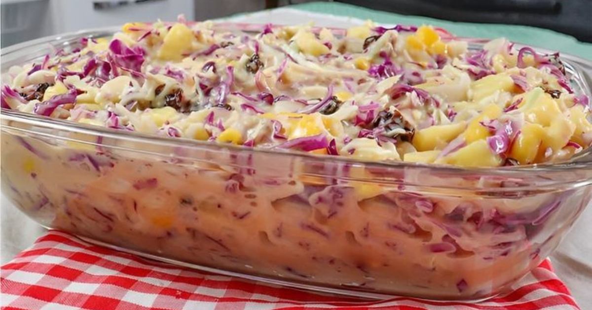 Uma Salada Tropical Inesquecível que Vai Surpreender no Almoço!