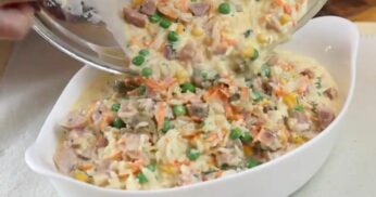 Arroz de Forno Cremoso com Sobras