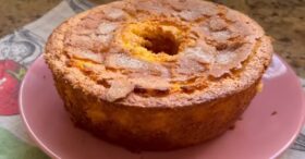 Bolo Chama Visita Sem Farinha de Trigo