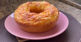 Bolo Pão de Queijo sem Farinha de Trigo