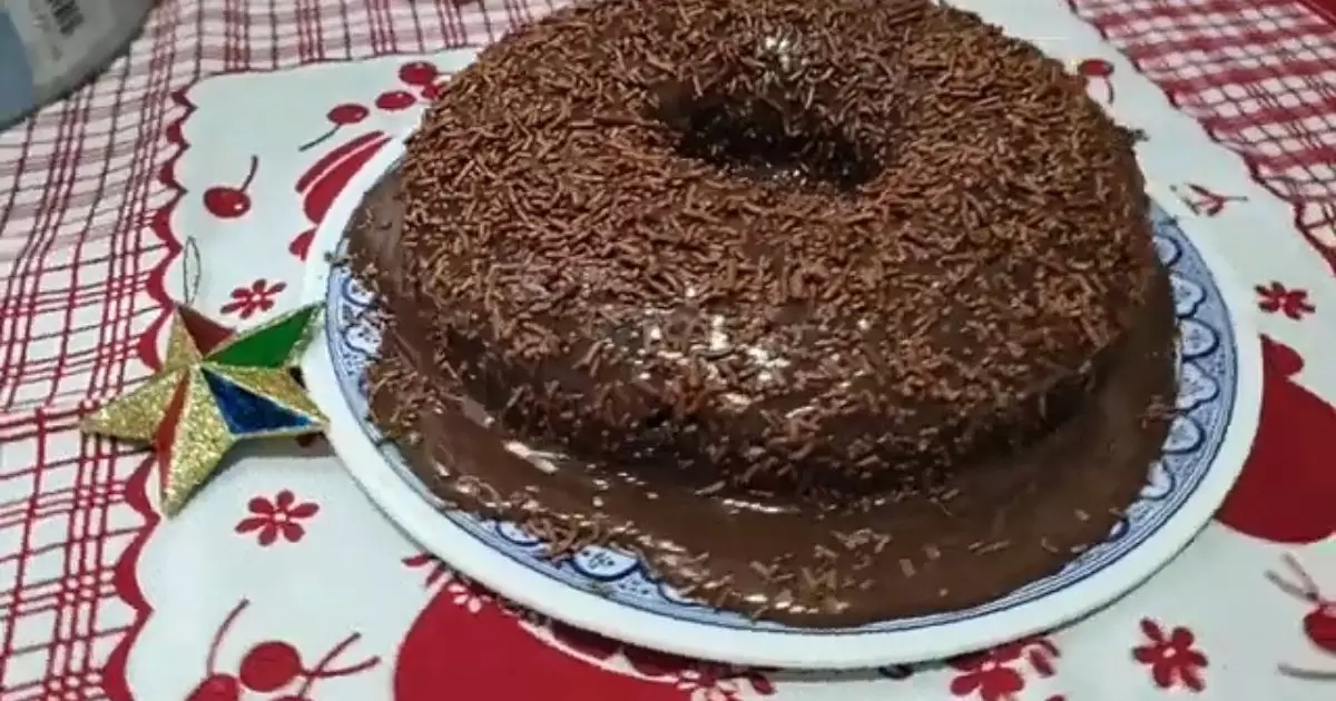 Bolo Vulcão de Chocolate