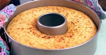 Bolo de Tapioca Granulada Sem Trigo e Sem Fermento