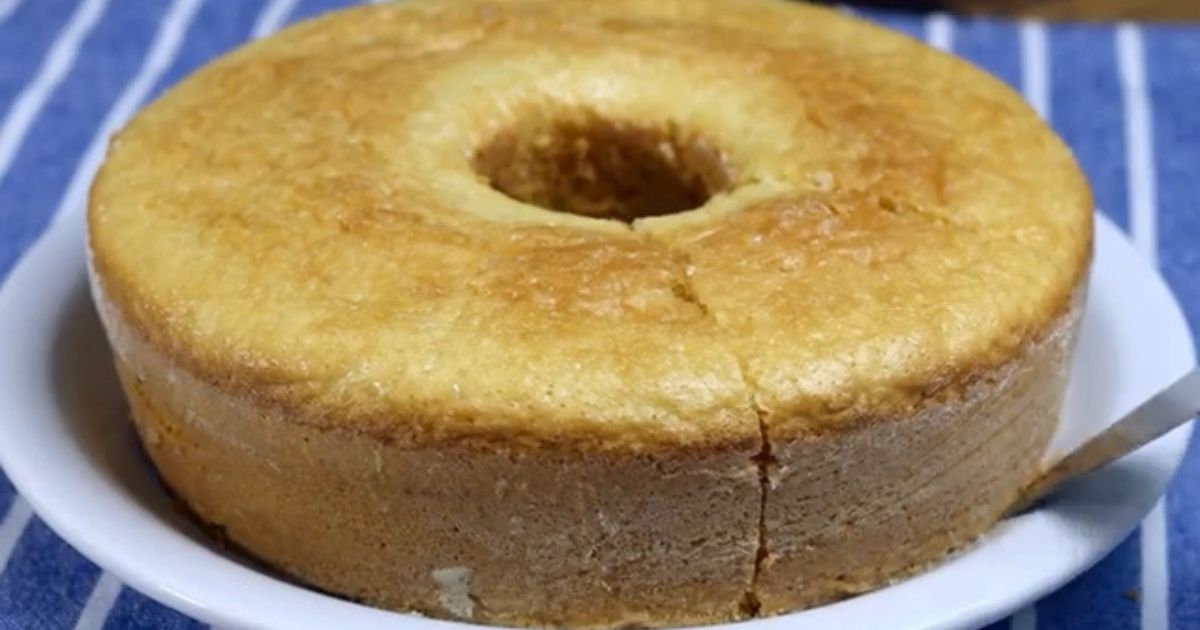 Bolo de Tapioca com Coco Feito no Liquidificador