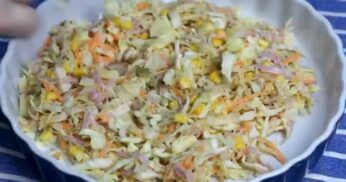 Salpicão de Repolho Salada Refrescante e Completa