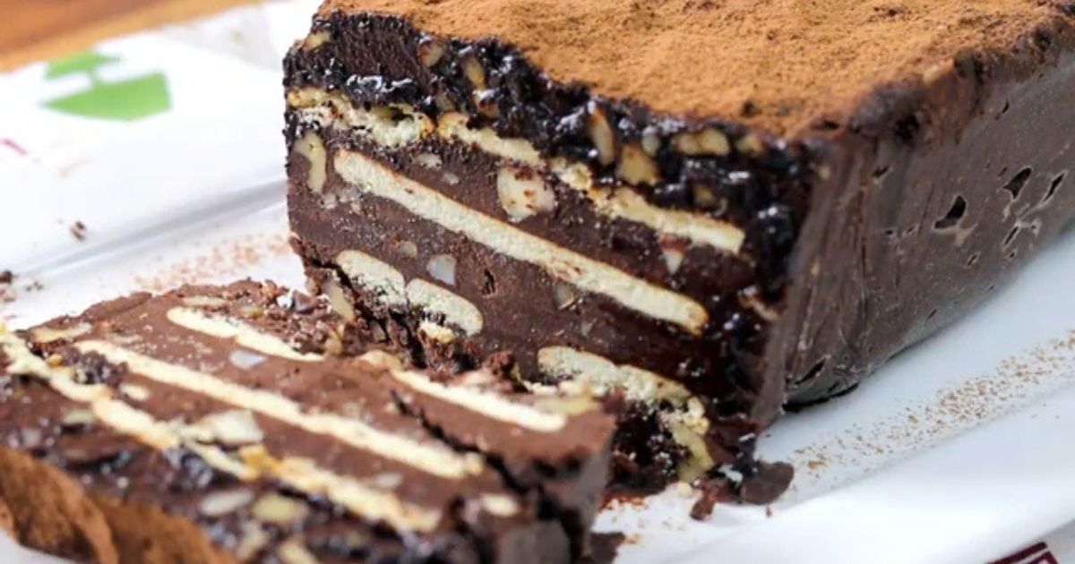 Torta Russa Torta de Chocolate com Nozes que Não Vai ao Fogo