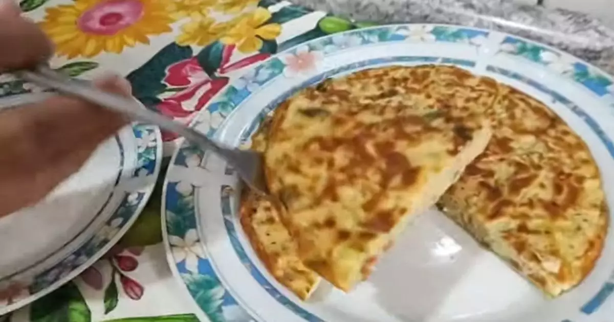 Tortinha de Chuchu com Ovo Receita Rápida e Deliciosa