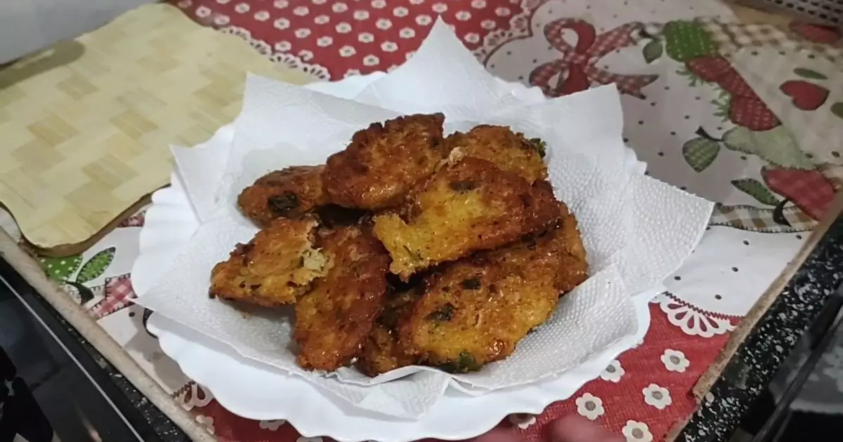 Bolinho Salgado de Milho Verde