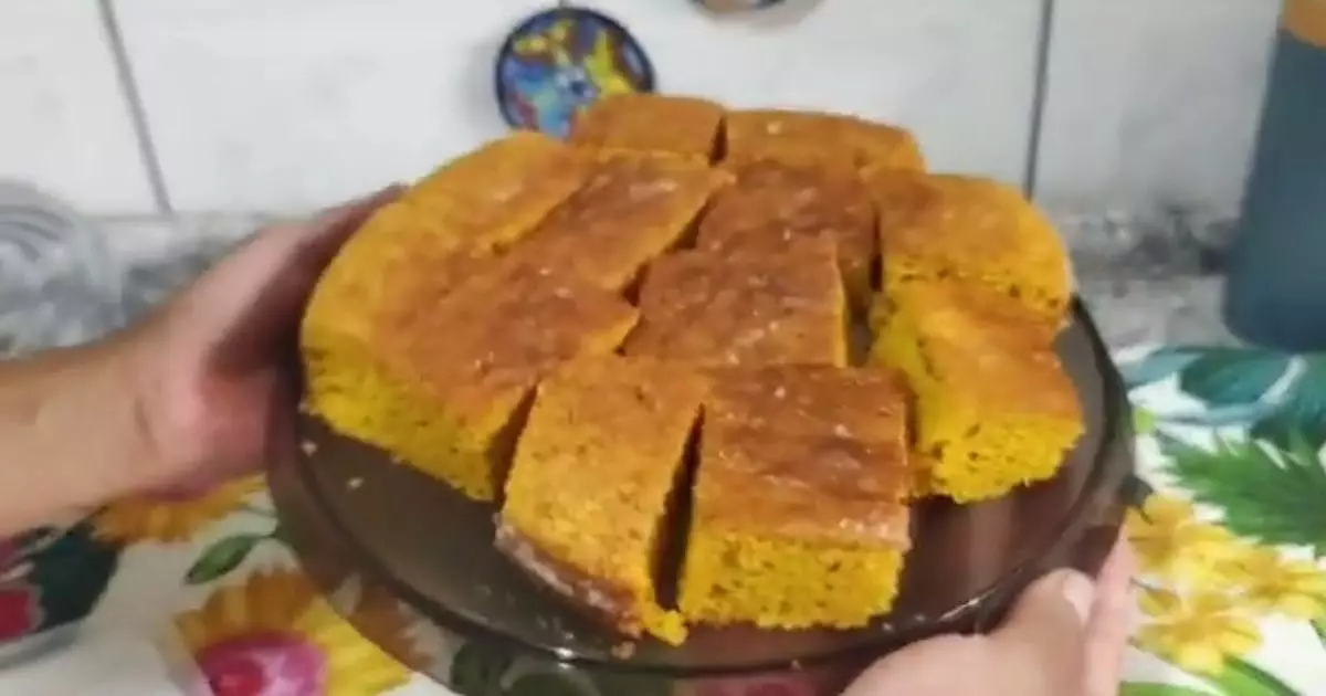 Bolo de Cenoura Simples e Rápido