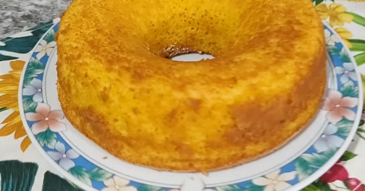 Bolo de Laranja Fofinho e Úmido