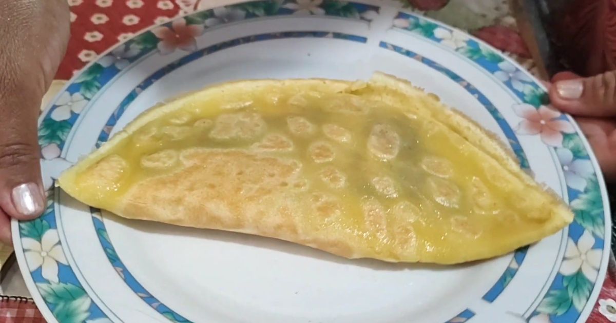 Crepioca de Banana com Canela