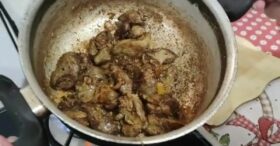 Fígado de Galinha Frito