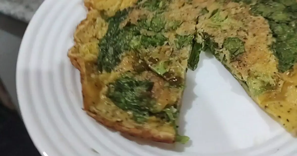 Omelete de Alface Simples e Delicioso