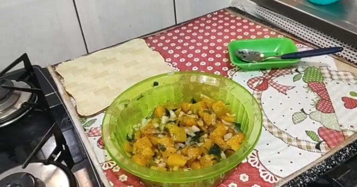 Salada de Abóbora Cabotiá Temperada