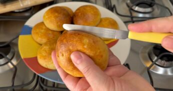 Pãozinho de Batata Doce sem farinha de trigo