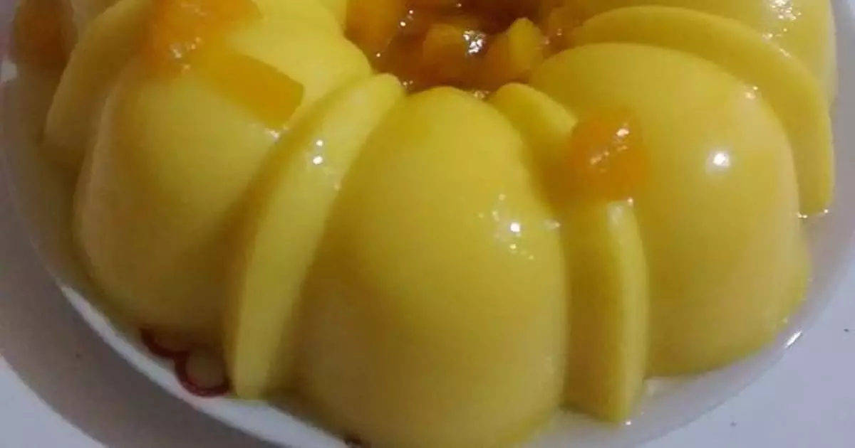 como fazer manjar de manga