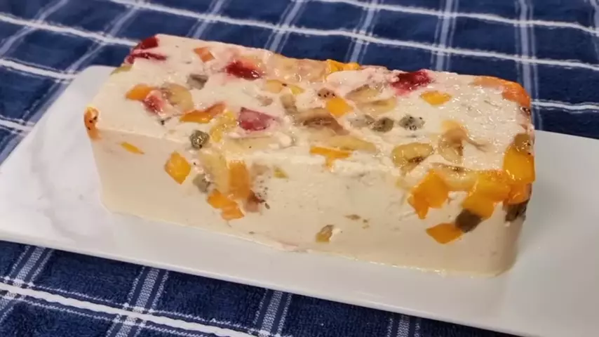 Sobremesa Gelada de Frutas Sem Açúcar